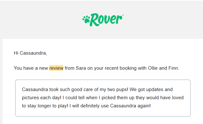 Trusted dog sitter in Keller Texas with verified Rover client reviews